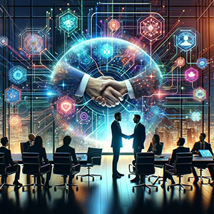 A professional rider on a horse